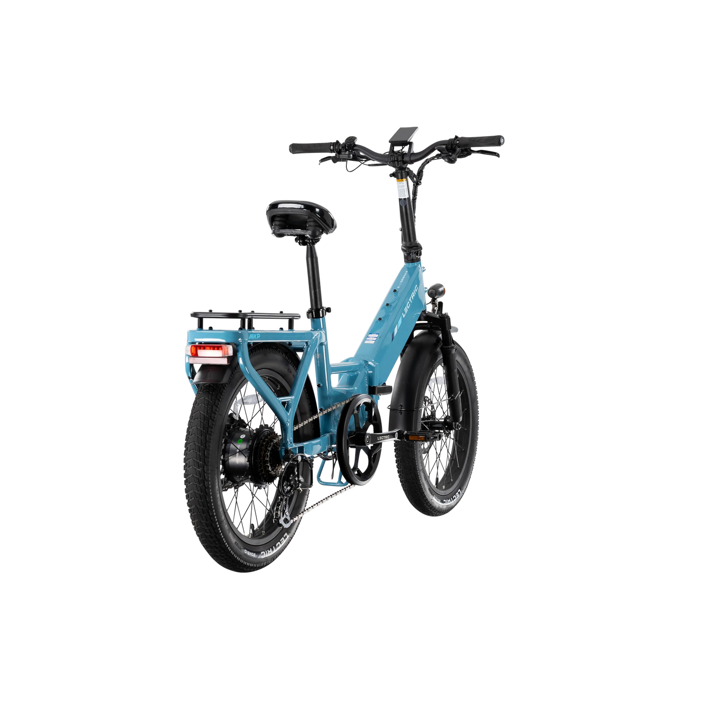 XP4 750 Step-Thru Raindrop Blue + FREE LevelUp Rack, Bike Lock, Phone Mount, Elite Headlight, Suspension Seat Post ($505 Value) [CA]