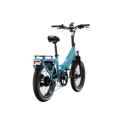 XP4 750 Step-Thru Raindrop Blue + FREE LevelUp Rack, Bike Lock, Phone Mount, Elite Headlight, Suspension Seat Post ($505 Value) [CA]