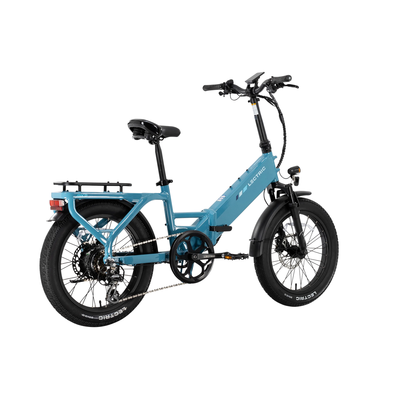XP4 750 Step-Thru Raindrop Blue + FREE LevelUp Rack, Phone Mount, Suspension Seat Post, Elite Headlight, Bike Lock ($365 Value)
