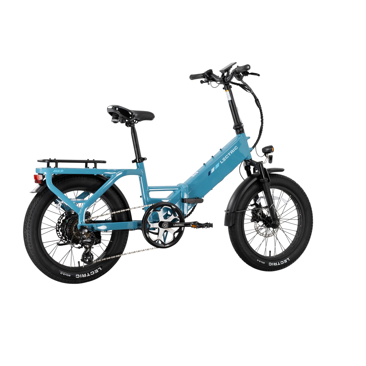 XP4 750 Step-Thru Raindrop Blue + FREE LevelUp Rack, Bike Lock, Phone Mount, Elite Headlight, Suspension Seat Post ($505 Value) [CA]