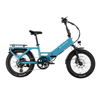 XP4 750 Step-Thru Raindrop Blue + FREE LevelUp Rack, Bike Lock, Phone Mount, Elite Headlight, Suspension Seat Post ($505 Value) [CA]