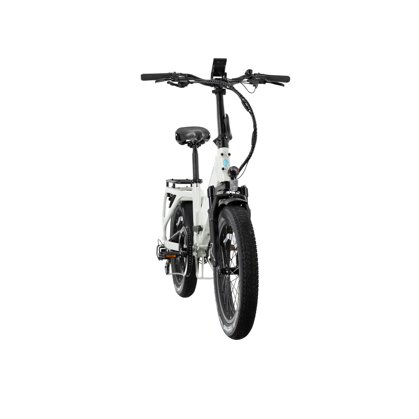 XP4 750 Step-Thru Stratus White + FREE LevelUp Rack, Suspension Seat Post, Elite Headlight, Bike Lock, Phone Mount ($365 Value)