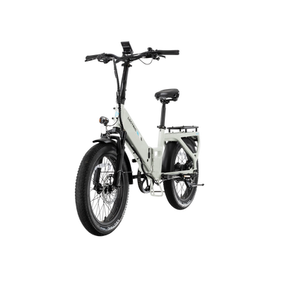 XP4 750 Step-Thru Stratus White + FREE LevelUp Rack, Suspension Seat Post, Elite Headlight, Bike Lock, Phone Mount ($365 Value)