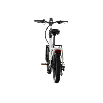 XP4 750 Step-Thru Stratus White + FREE LevelUp Rack, Suspension Seat Post, Elite Headlight, Bike Lock, Phone Mount ($365 Value)