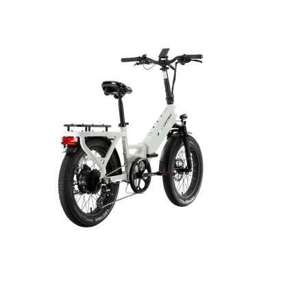 XP4 750 Step-Thru Stratus White + FREE LevelUp Rack, Suspension Seat Post, Elite Headlight, Bike Lock, Phone Mount ($365 Value)