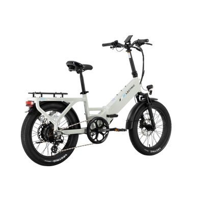XP4 750 Step-Thru Stratus White + FREE LevelUp Rack, Bike Lock, Phone Mount, Elite Headlight, Suspension Seat Post ($505 Value) [CA]