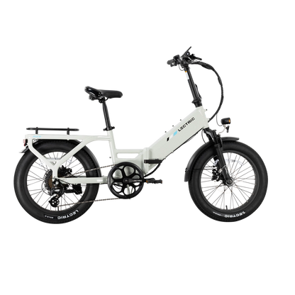 XP4 750 Step-Thru Stratus White + FREE LevelUp Rack, Bike Lock, Phone Mount, Elite Headlight, Suspension Seat Post ($505 Value) [CA]