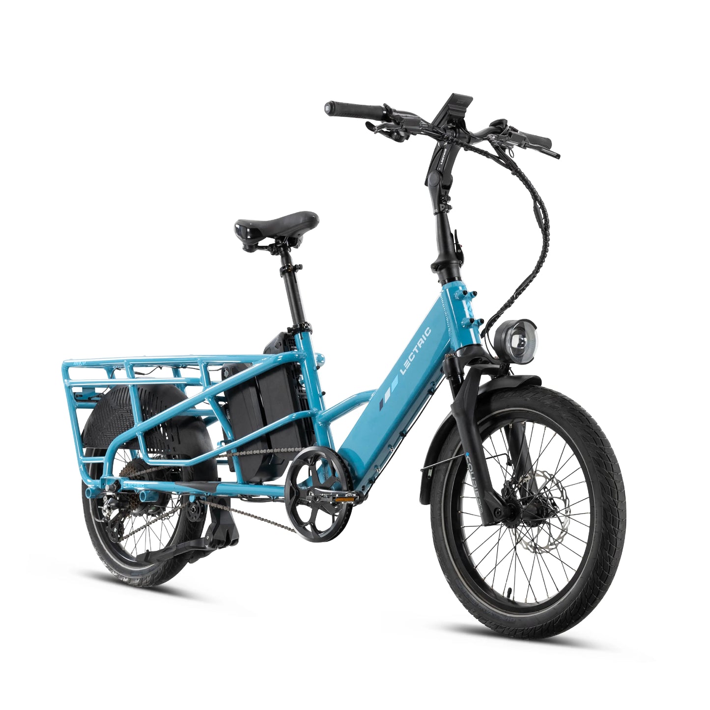 XPedition2 Raindrop Blue Long-Range Dual-Battery + FREE Running Boards, Cushions, Elite Headlight, Suspension Seat Post, Orbitor, Fast Charger ($694 Value)