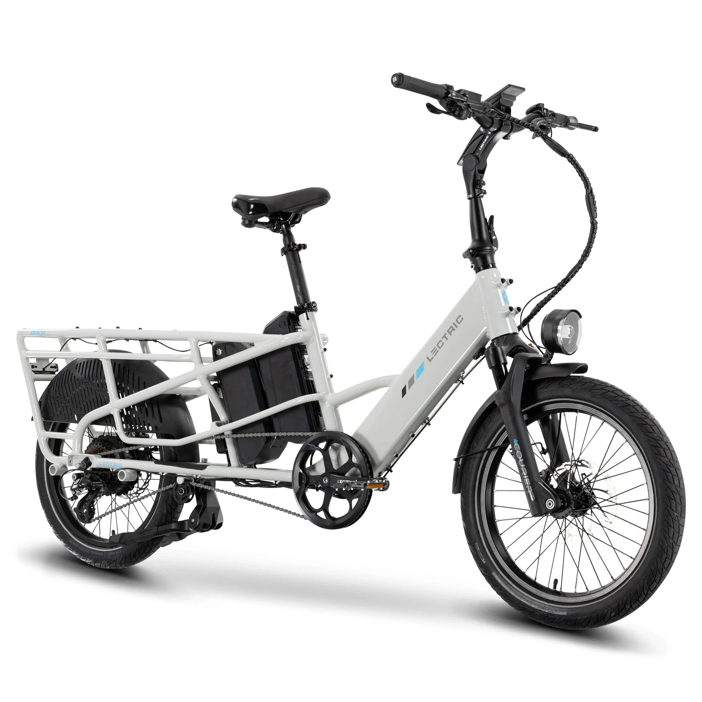 XPedition2 Stratus White Dual-Battery + FREE Running Boards, Cushions, Elite Headlight, Suspension Seat Post, Orbitor, XL Cargo Panniers ($744 Value)