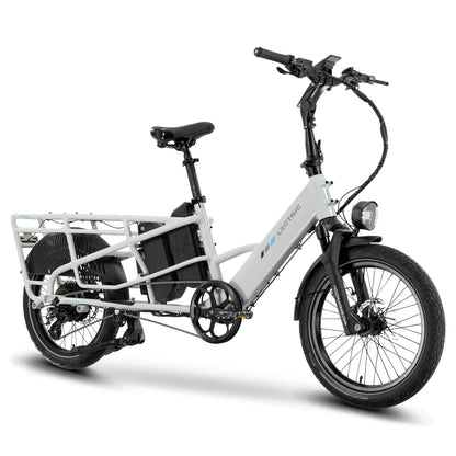 XPedition2 Stratus White Dual-Battery + FREE Running Boards, Cushions, Elite Headlight, Suspension Seat Post, Orbitor, XL Cargo Panniers ($744 Value)