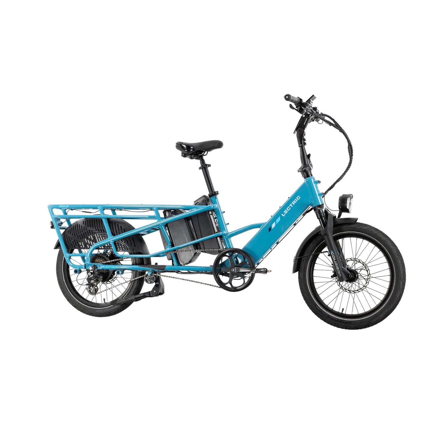 XPedition2 Raindrop Blue Long-Range Dual-Battery + FREE Running Boards, Cushions, Elite Headlight, Suspension Seat Post, Orbitor, Fast Charger ($694 Value)