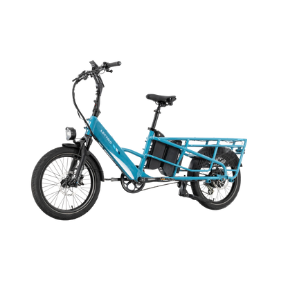 XPedition2 Raindrop Blue Long-Range Dual-Battery eBike