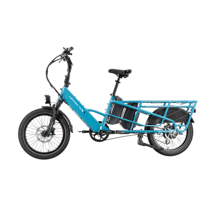 XPedition2 Raindrop Blue Long-Range Dual-Battery + FREE Running Boards, Cushions, Elite Headlight, Suspension Seat Post, Orbitor, Fast Charger ($694 Value)