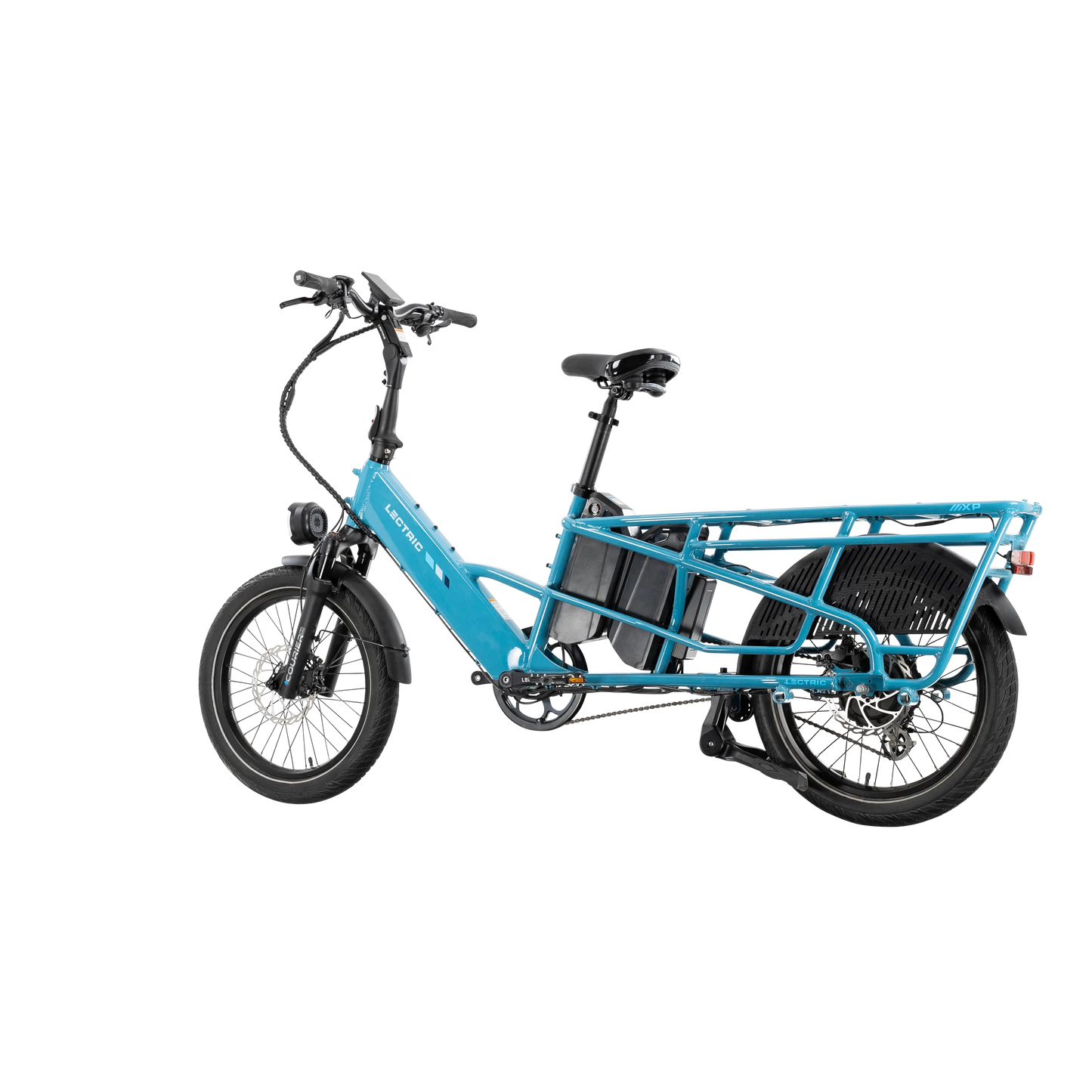 XPedition2 Raindrop Blue Long-Range Dual-Battery + FREE Running Boards, Cushions, Elite Headlight, Suspension Seat Post, Orbitor, Fast Charger ($694 Value)