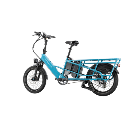 XPedition2 Raindrop Blue Long-Range Dual-Battery + FREE Running Boards, Cushions, Elite Headlight, Suspension Seat Post, Orbitor, Fast Charger ($694 Value)