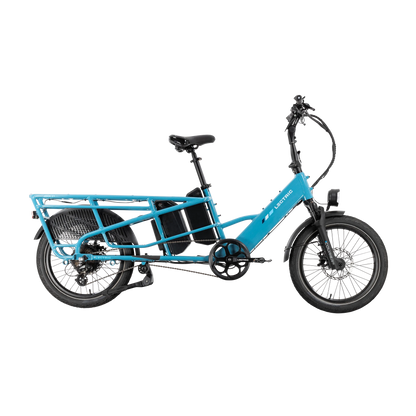 XPedition2 Raindrop Blue Long-Range Dual-Battery + FREE Running Boards, Cushions, Elite Headlight, Suspension Seat Post, Orbitor, Fast Charger ($694 Value)