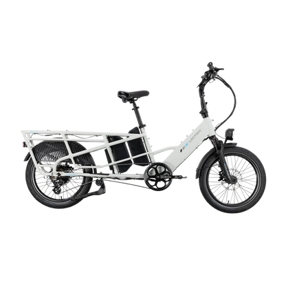 XPedition2 Stratus White Long-Range Dual-Battery + FREE Running Boards, Cushions, Elite Headlight, Suspension Seat Post, Orbitor, Fast Charger ($694 Value)