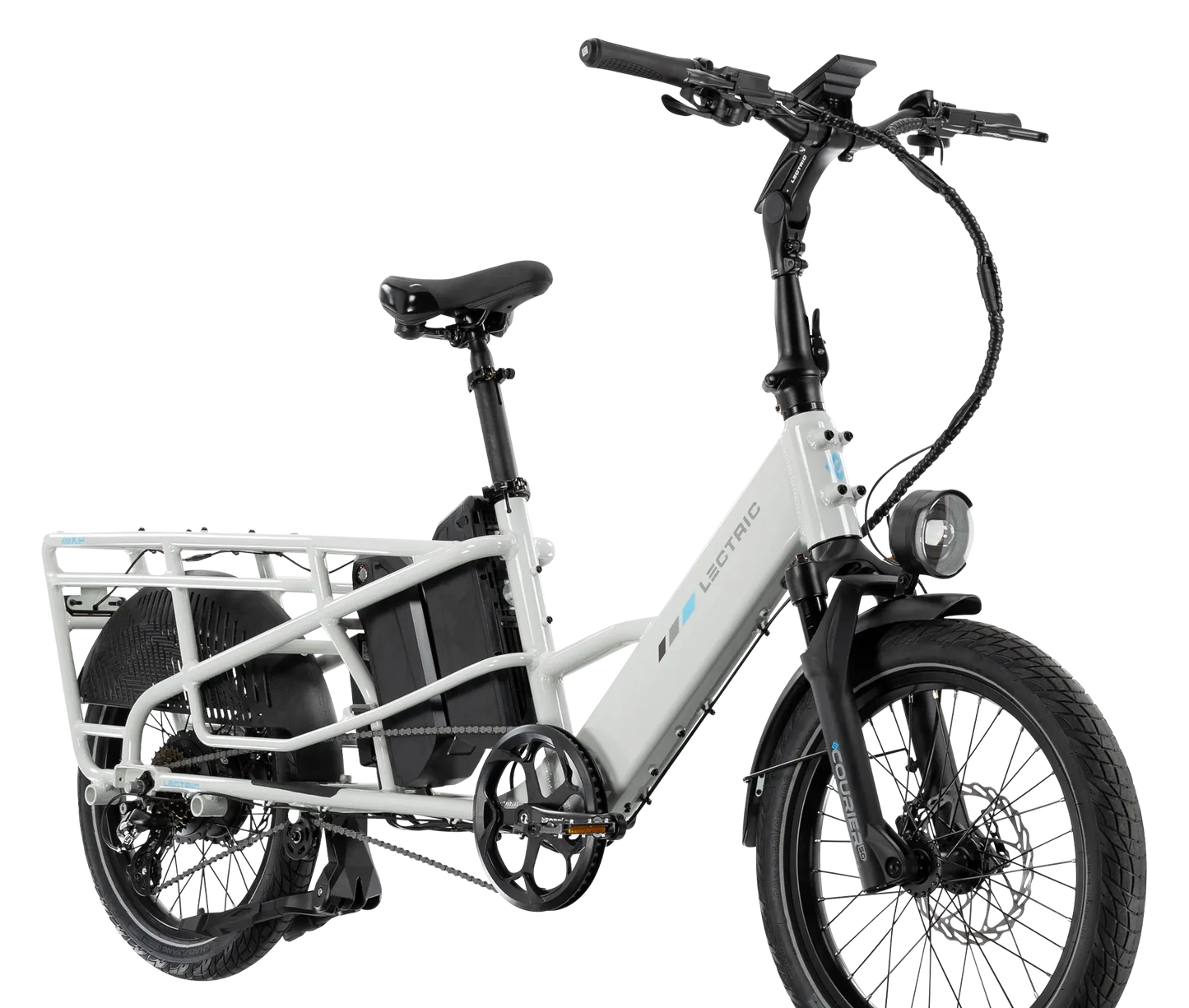 XPedition2 Stratus White Long-Range Dual-Battery + FREE Running Boards, Cushions, Elite Headlight, Suspension Seat Post, Orbitor, Fast Charger ($694 Value)