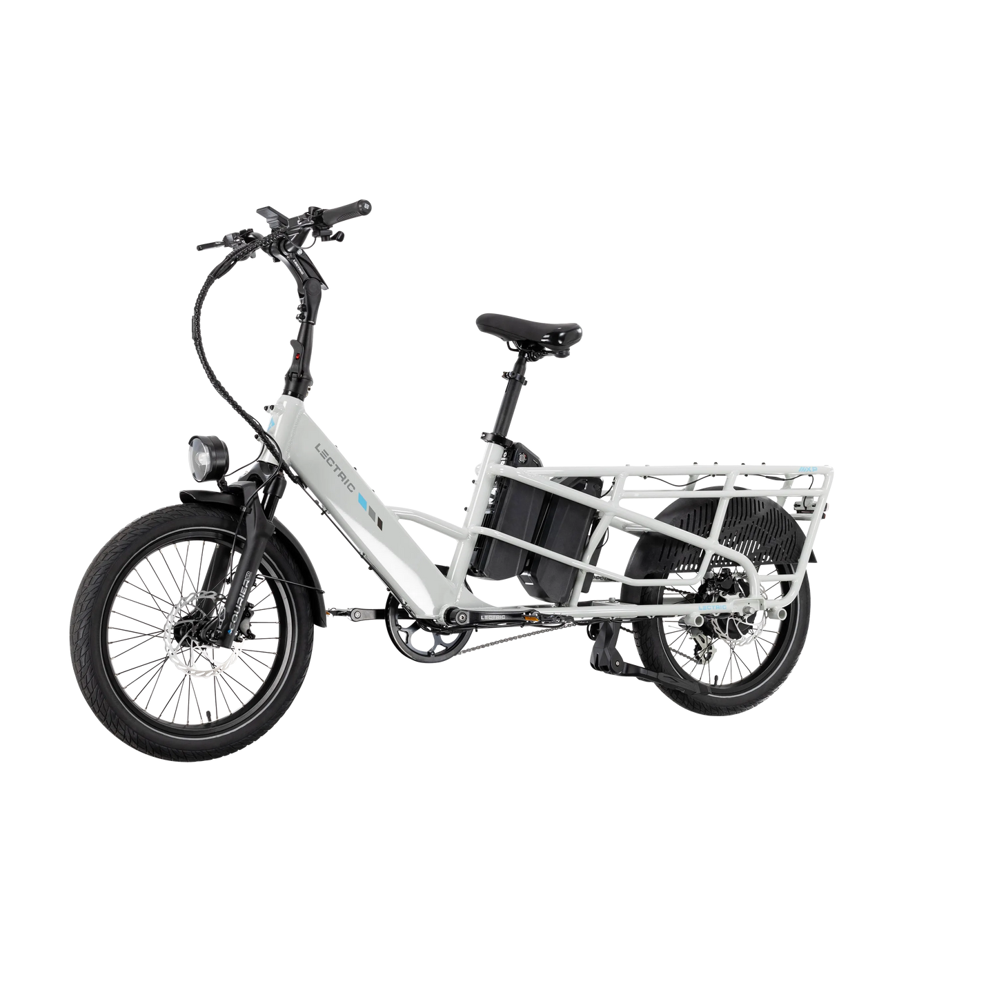 XPedition2 Stratus White Long-Range Dual-Battery + FREE Running Boards, Cushions, Elite Headlight, Suspension Seat Post, Orbitor, Fast Charger ($694 Value)