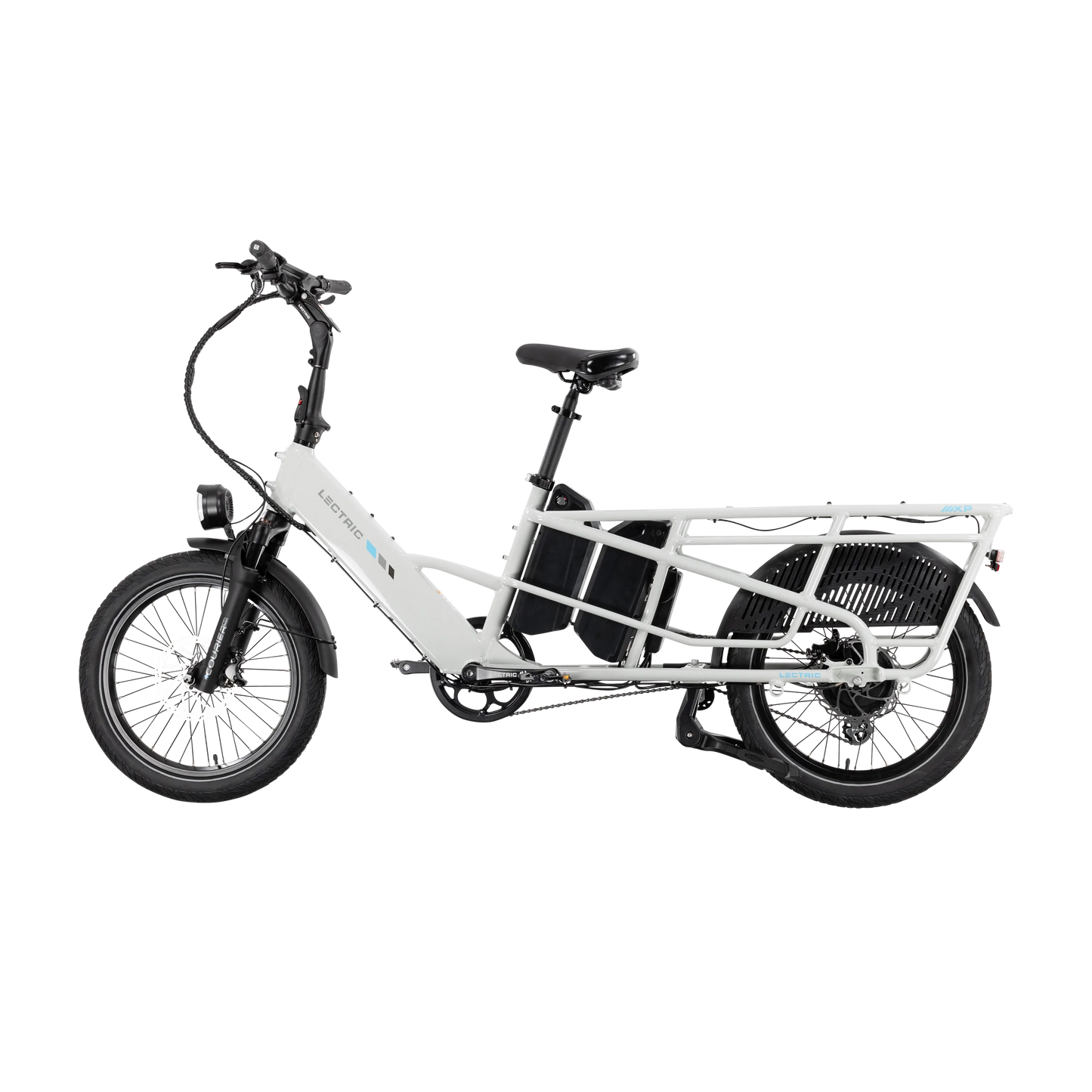 XPedition2 Stratus White Dual-Battery + FREE Running Boards, Cushions, Elite Headlight, Suspension Seat Post, Orbitor, XL Cargo Panniers ($744 Value)