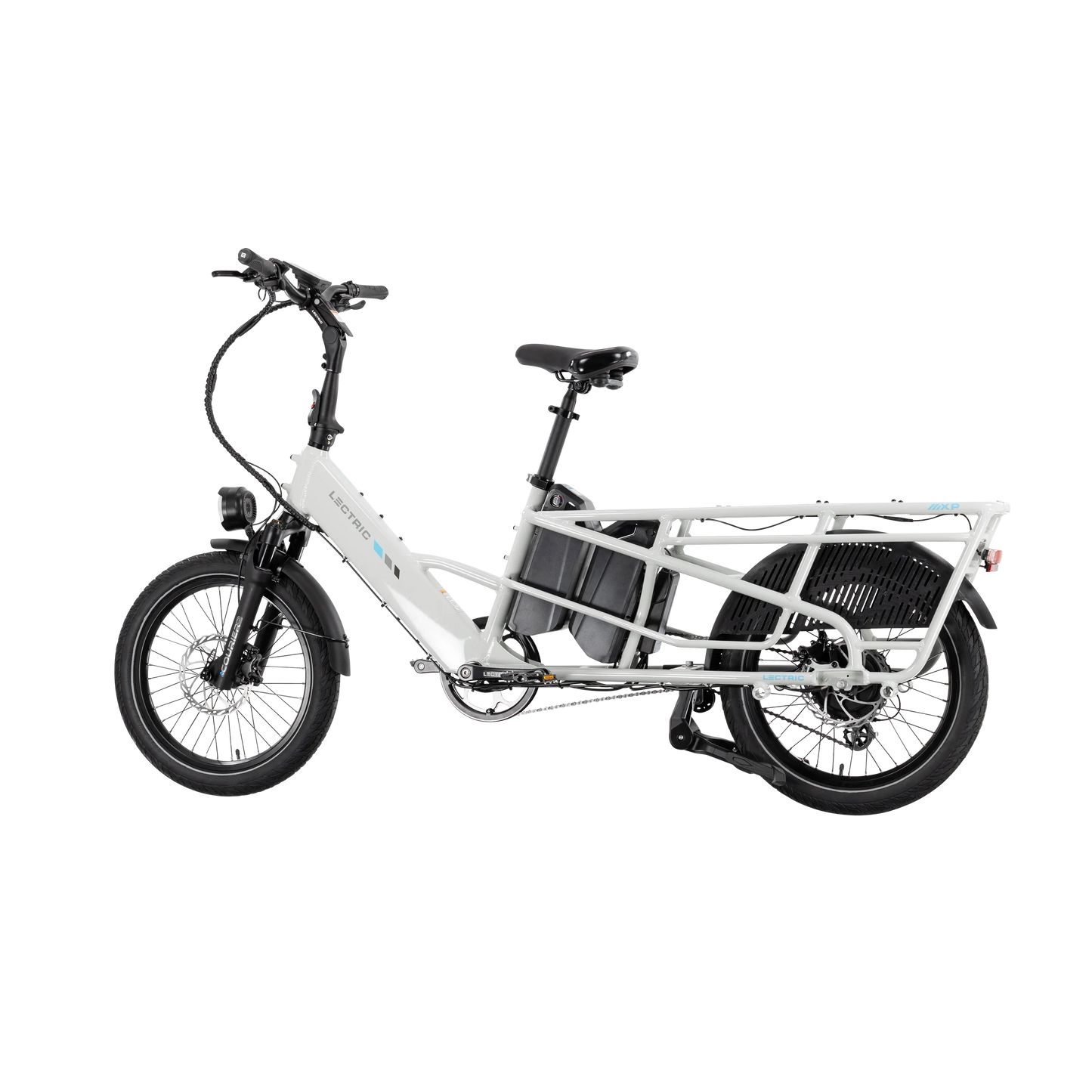 XPedition2 Stratus White Long-Range Dual-Battery + FREE Running Boards, Cushions, Elite Headlight, Suspension Seat Post, Orbitor, Fast Charger ($694 Value)
