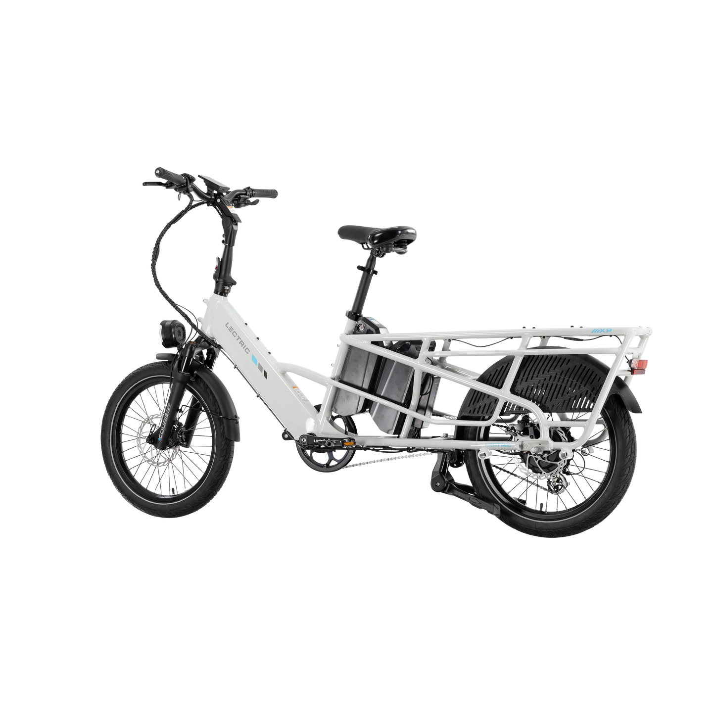 XPedition2 Stratus White Long-Range Dual-Battery + FREE Running Boards, Cushions, Elite Headlight, Suspension Seat Post, Orbitor, Fast Charger ($694 Value)