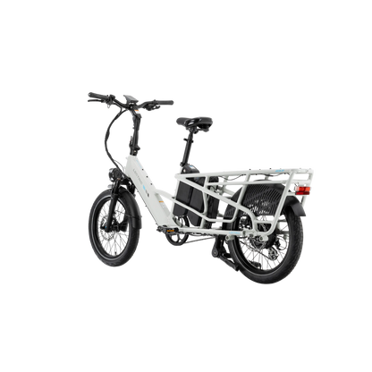 XPedition2 Stratus White Dual-Battery + FREE Running Boards, Cushions, Elite Headlight, Suspension Seat Post, Orbitor, XL Cargo Panniers ($744 Value)