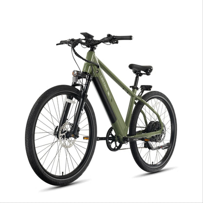 XPress2 Pine Green Commuter + FREE Rear Rack, Fenders, Elite Headlight ($247 Value)