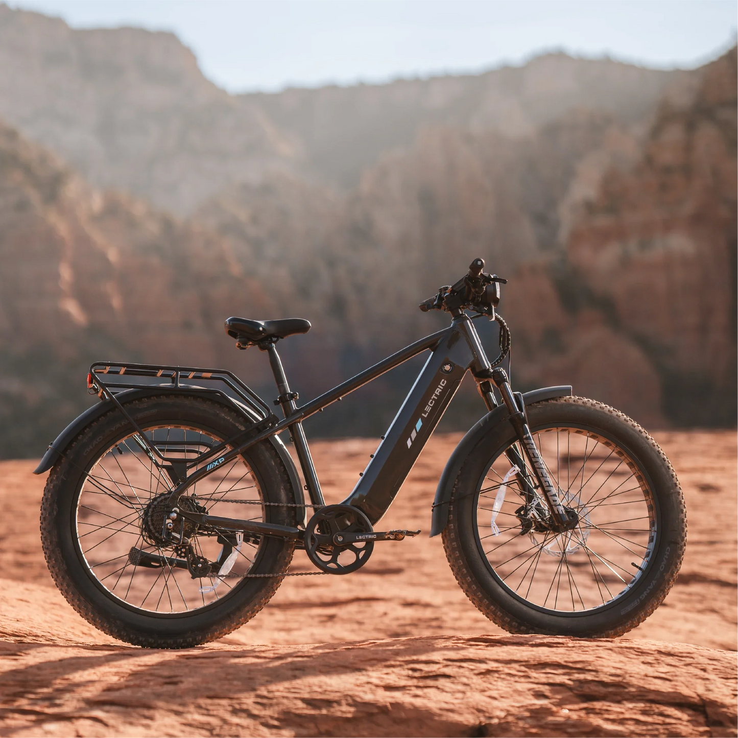 XPeak2 High-Step + FREE Rear Rack, Fenders, Elite Headlight, Suspension Seat Post, Bike Lock, Phone Mount ($434 Value)