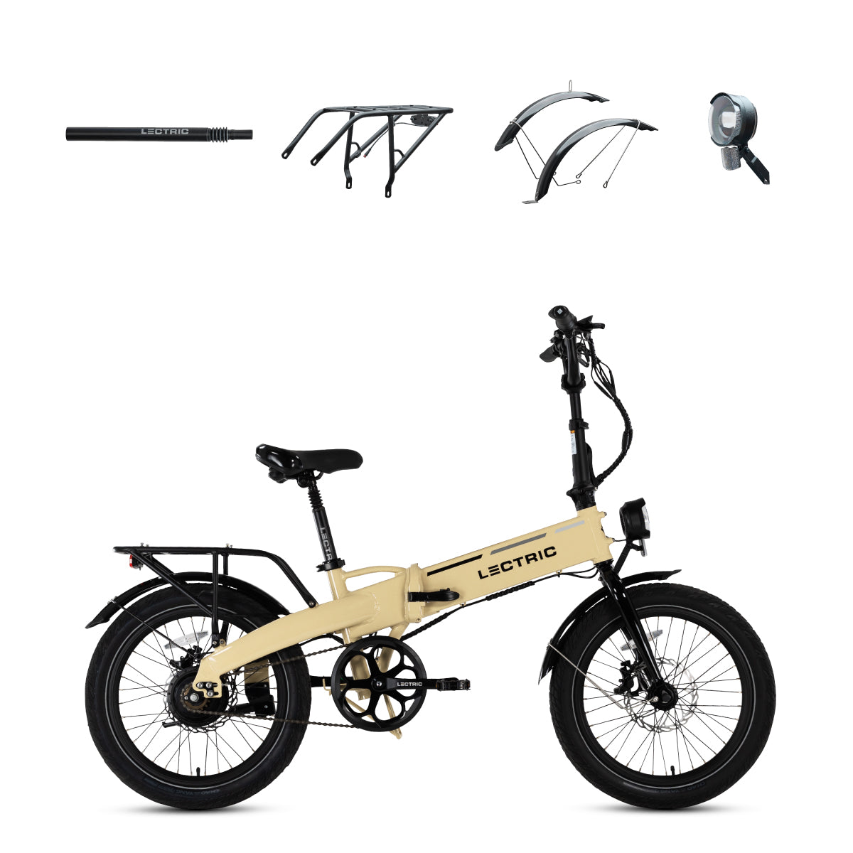 XP Lite2 Sandstorm Long-Range + FREE Rear Rack, Fenders, Elite Headlight, Suspension Seat Post ($346 Value)