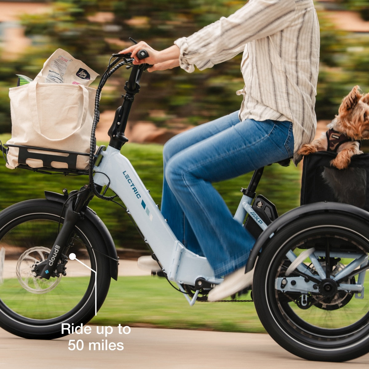 XP Trike2 Glacier Blue + FREE Support Seat, Elite Headlight, Suspension Seat Post ($257 Value)
