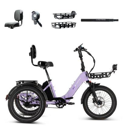 XP Trike2 750 Lavender Haze + FREE Support Seat, Elite Headlight, Suspension Seat Post, Cargo Baskets ($645 Value) [CA]