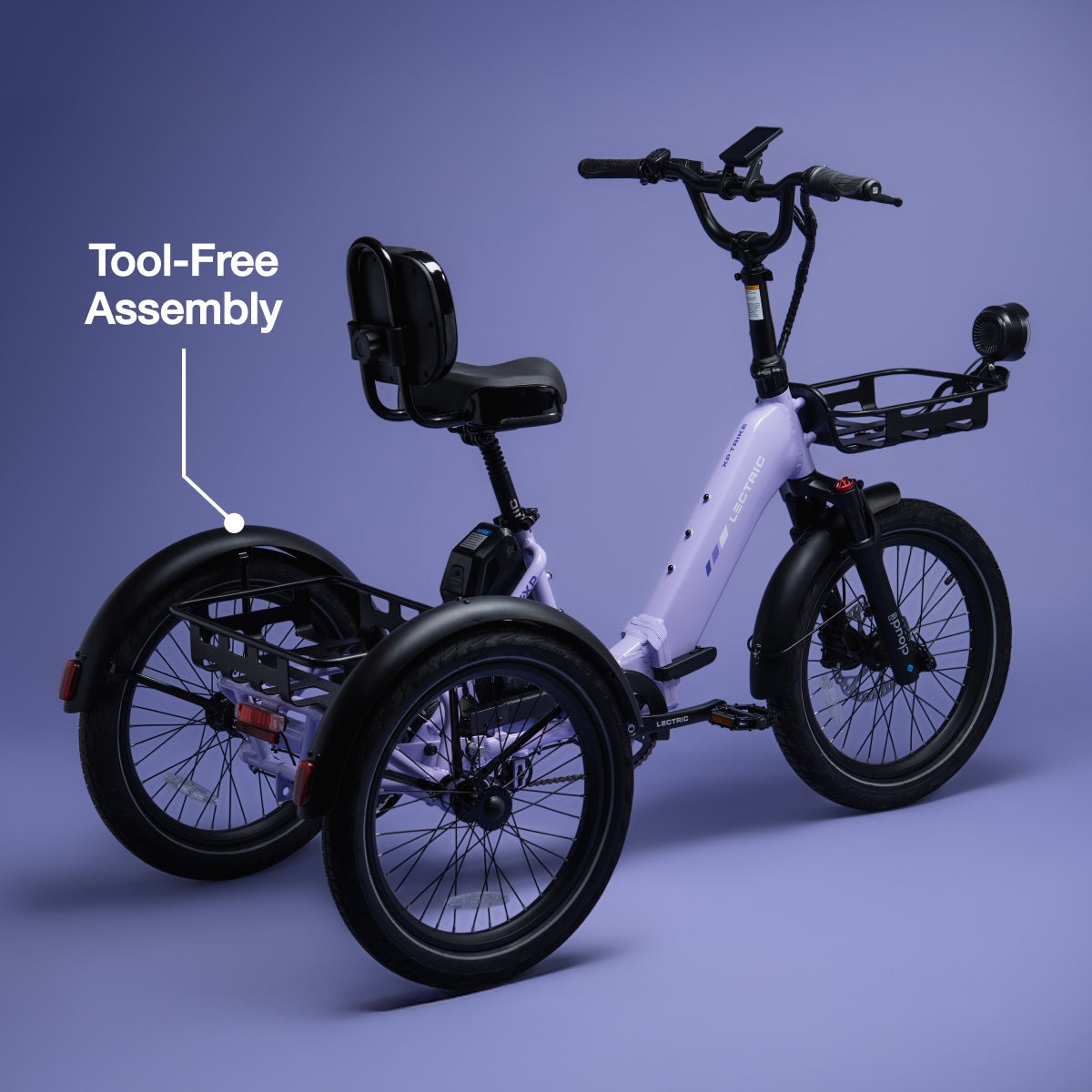 XP Trike2 750 Lavender Haze + FREE Support Seat, Elite Headlight, Suspension Seat Post, Cargo Baskets ($645 Value) [CA]