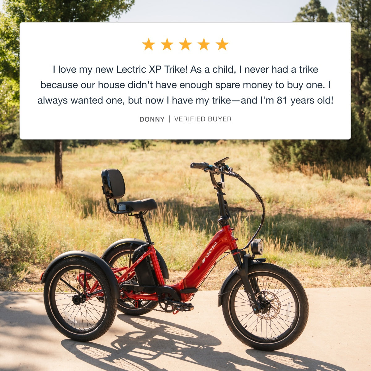 XP Trike2 750 Phoenix Red eTrike [CA]