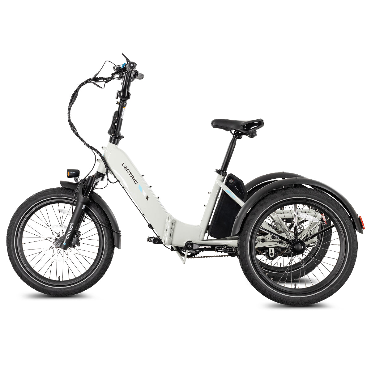 XP Trike2 Stratus White + FREE Support Seat, Elite Headlight, Suspension Seat Post ($257 Value)