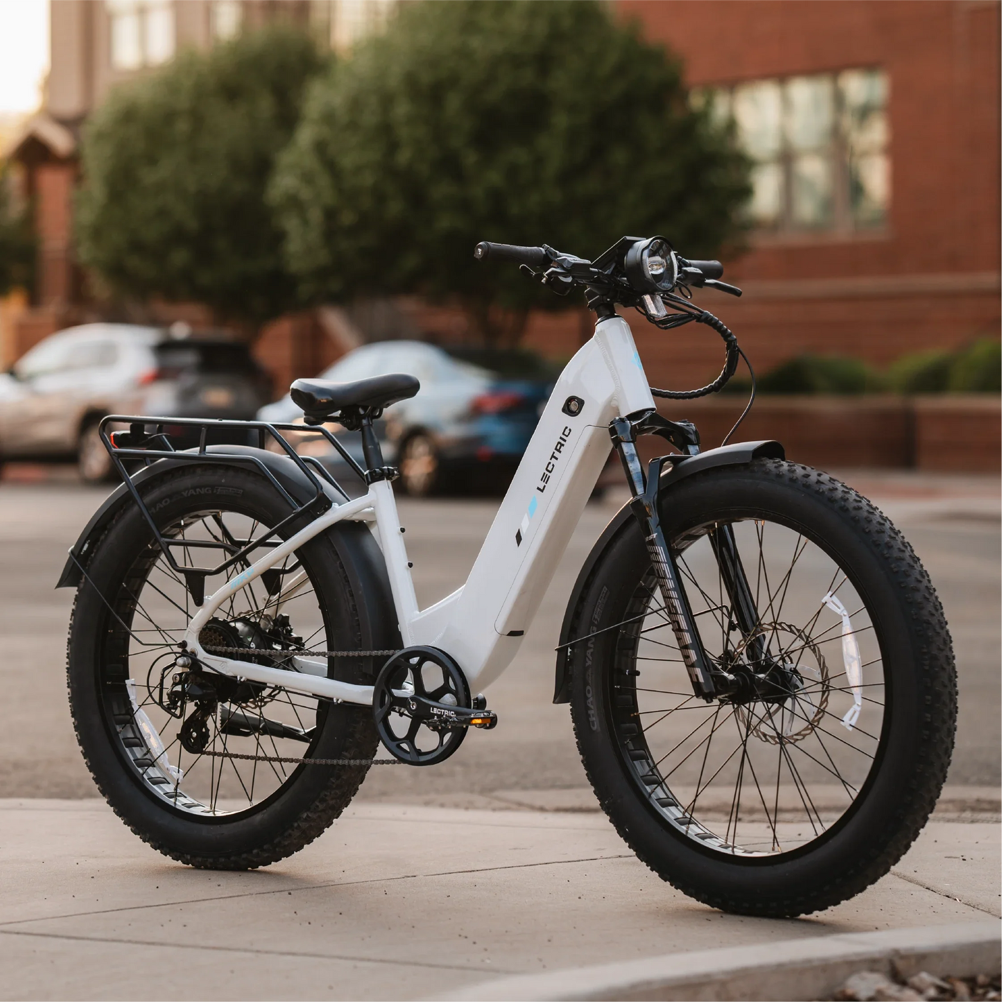 XPeak2 Step-Thru Long-Range - $100 OFF + FREE Rear Rack, Fenders, Elite Headlight, Suspension Seat Post ($336 Value)