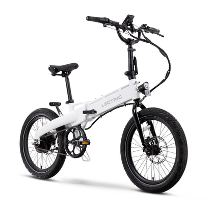 XP Lite2 Arctic White Long-Range + FREE Rear Rack, Fenders, Elite Headlight, Suspension Seat Post ($346 Value)