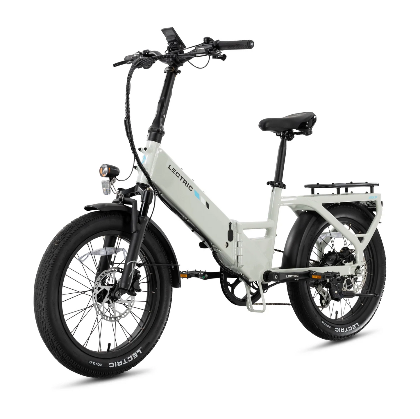 XP4 750 Step-Thru Stratus White + FREE LevelUp Rack, Bike Lock, Phone Mount, Elite Headlight, Suspension Seat Post ($505 Value) [CA]