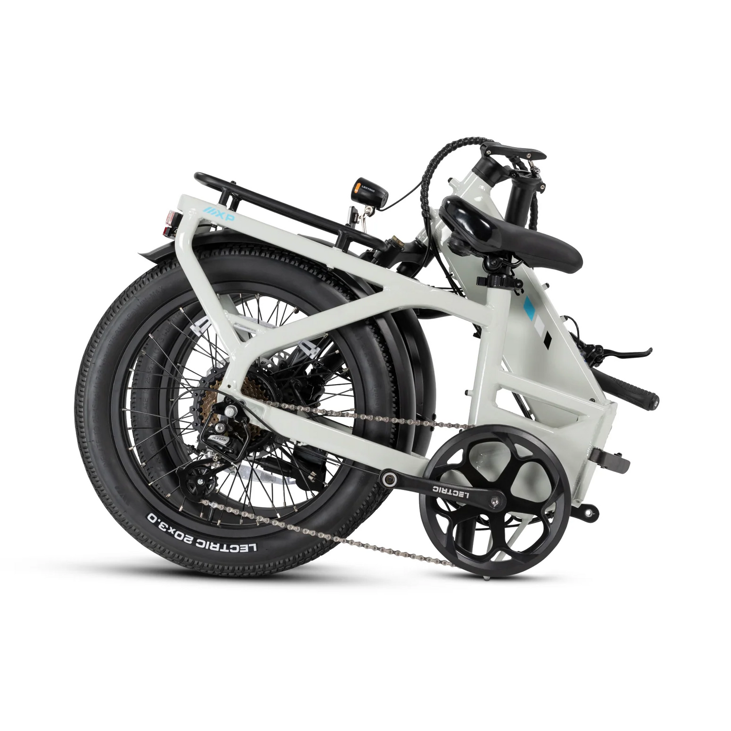 XP4 750 Step-Thru Stratus White + FREE LevelUp Rack, Suspension Seat Post, Elite Headlight, Bike Lock, Phone Mount ($365 Value)