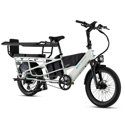 XPedition2 Stratus White Long-Range Dual-Battery + FREE Running Boards, Cushions, Elite Headlight, Suspension Seat Post, Orbitor, Fast Charger ($694 Value)