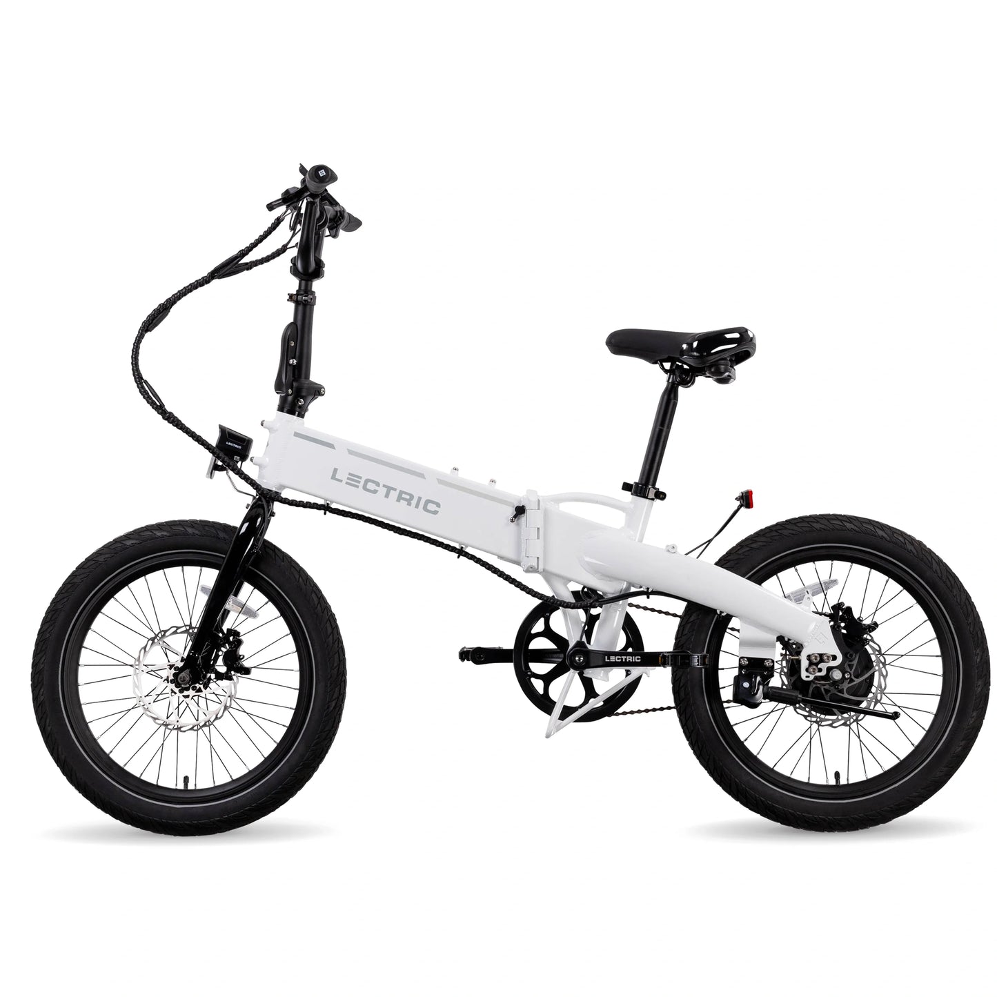 XP Lite2 Arctic White Long-Range + FREE Rear Rack, Fenders, Elite Headlight, Suspension Seat Post ($346 Value)