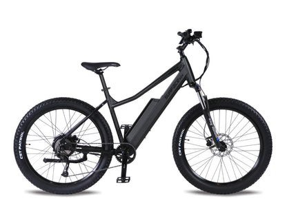 SPECS SR SUNTOUR XCM 32, 29ER SUSPENSION FORK (100MM WITH AXLE THRU HUB) CST Patrol 27.5" x 2.8" TIRE TEKTRO DORADO HYDRAULIC QUAD PISTON DISC BRAKES EMTB SPECIFIC, WITH MOTOR INHIBITORS SRAM X5 9-SPEED DRIVETRAIN TORQUE SENSOR SYSTEM SELLE ROYALE ERGONOMIC GEL SADDLE LARGE FIXED-COLOR LED DISPLAY WITH MICRO USB JACK POWERFUL BÜCHEL LED FRONT / REAR LIGHTS